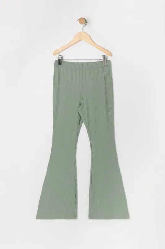 Pantalon côtelé à jambe évasée pour fille sold by Urban Planet