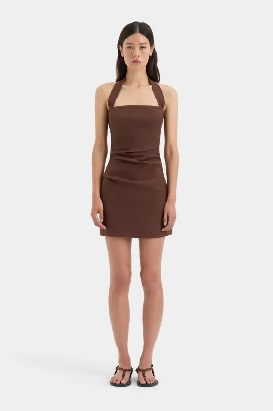 Noemi Halter Mini Dress sold by SIR the label