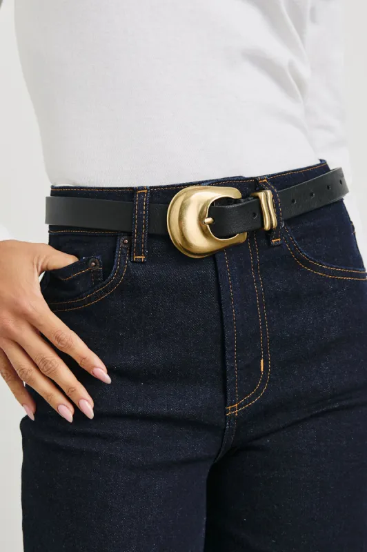 RODEO BELT - BLACK GOLD sold by Rails