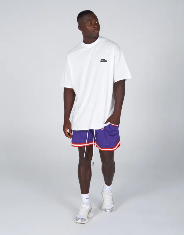 Court Drip Basketball Shorts - NYU sold by Stax