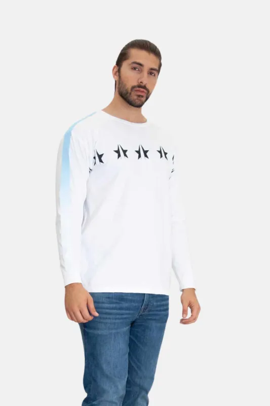 GFL Stars Unisex Long Sleeve T-Shirt in Lite Beam sold by Galactic Federation of Light