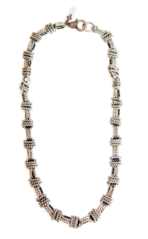 Mens silver chain necklace sold by Maiden-Art