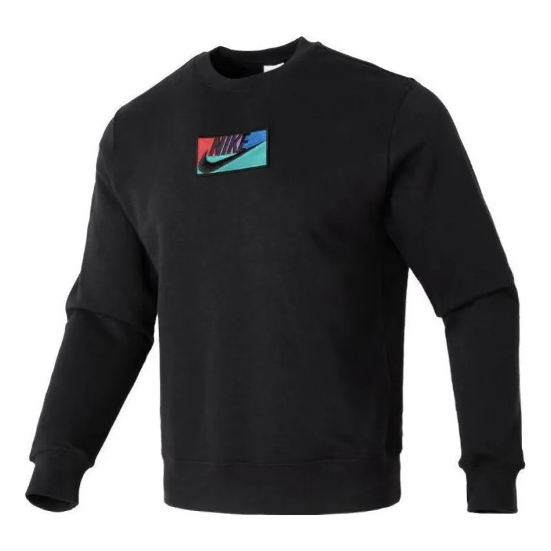 Nike Sportswear Club Fleece Crew Sweatshirt 'Black' FB8436-010 sold by KicksCrew