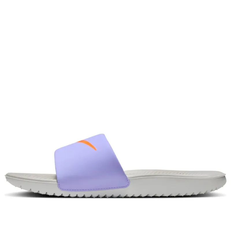 (GS) Nike Kawa Slides 'Purple Pulse Total Orange' FJ8812-500 sold by KicksCrew