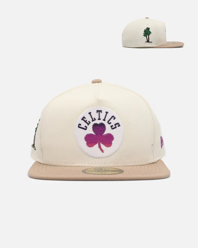 New Era Boston Celtics 'Summer League' 59FIFTY A-Frame Fitted Chrome sold by Culture Kings