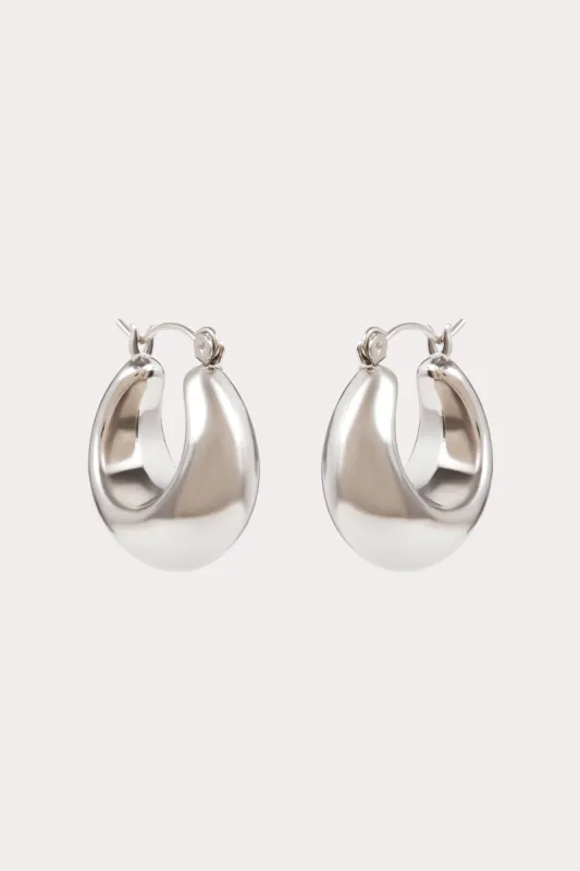 Hampstead Hoop Earrings - Silver sold by Birdy Grey