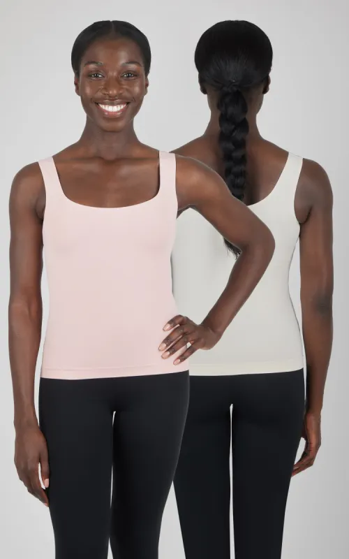 2 PK Scoop Neck Tank Top sold by 90 Degree By Reflex