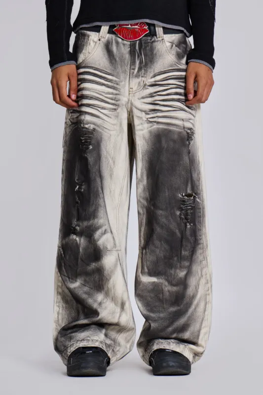 【JADED LONDON】COLOSSUS BAGGY JEANS（送料無料） JADED LONDON】COLOSSUS BAGGY JEANS(16color) パンツ・ボトムス
