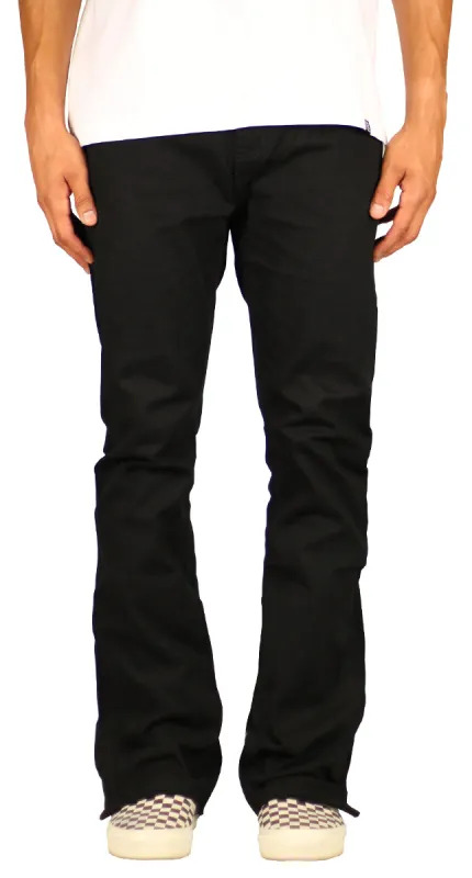 Jet Black Flare Pant sold by Hyper Denim