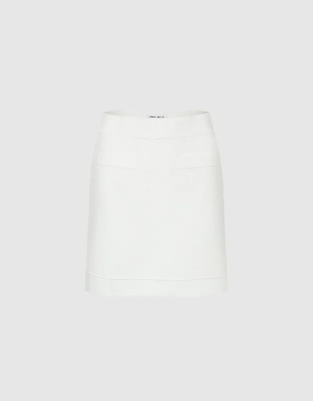 Mini Straight Knitted Skirt sold by Urban Revivo