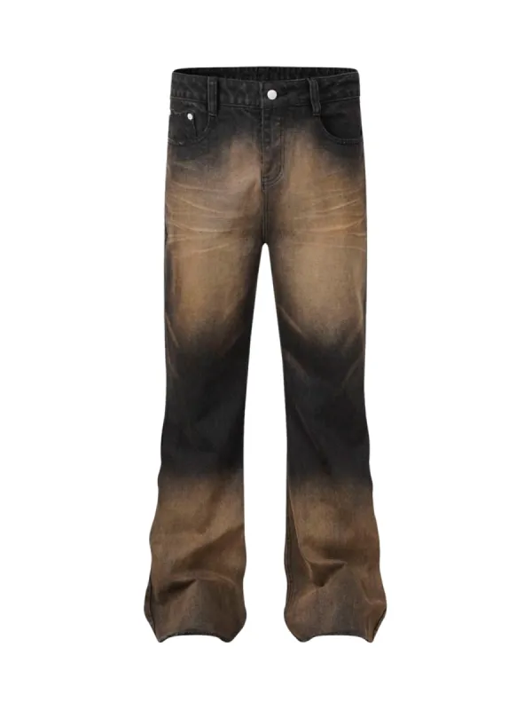 Thesupermade High Street Hip Hop Distressed Washed Jeans sold by Thesupermade