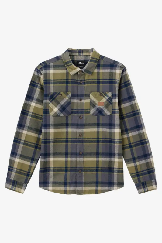 LANDMARKED FLANNEL STANDARD FIT LONG SLEEVE SHIRT sold by O'Neill