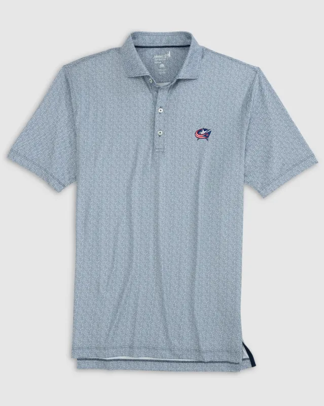 Columbus Blue Jackets Hinson Jersey Performance Polo sold by Johnnie-O