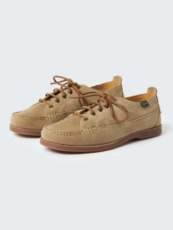 SN x Paraboot Malibu Shoe in Green | Parallel