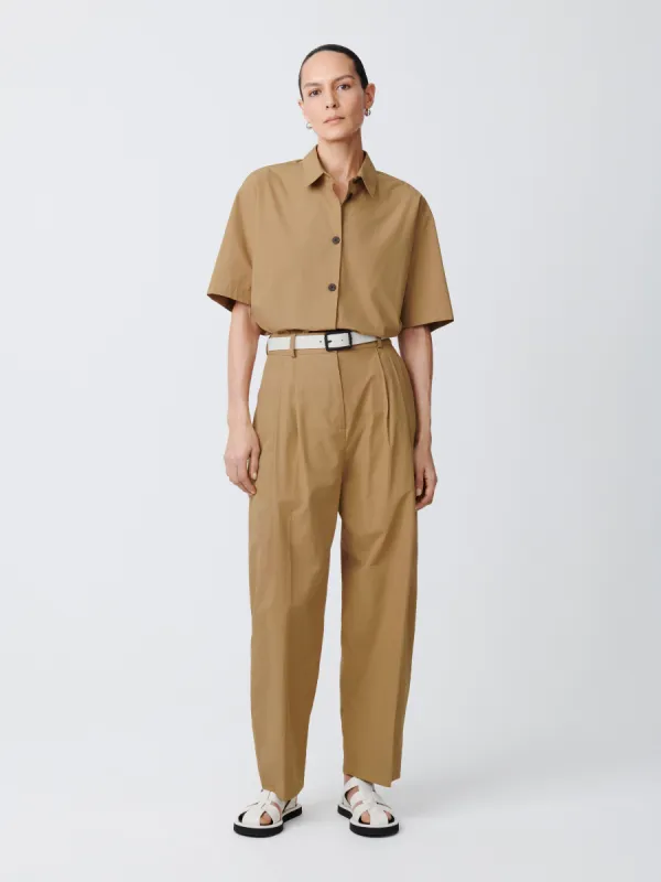 Acuna Pant in Sand sold by Studio Nicholson