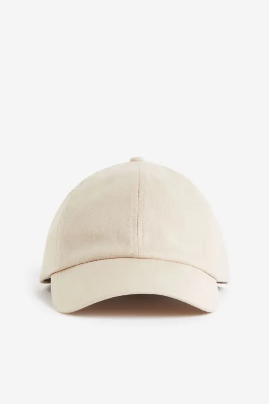 H & M - Linen cap - Beige sold by H&M