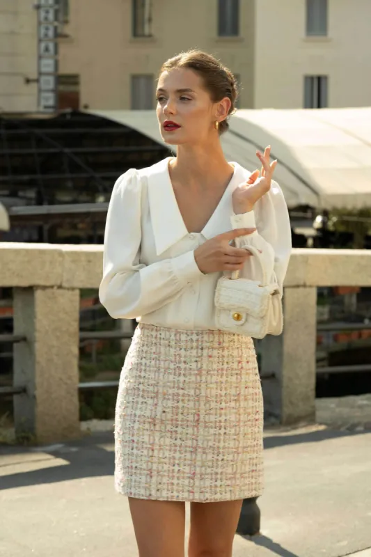 私の夫と結婚して◆IVANA helsinki◆Aila tweed Skirt Ayla Tweed Skirt | Parallel