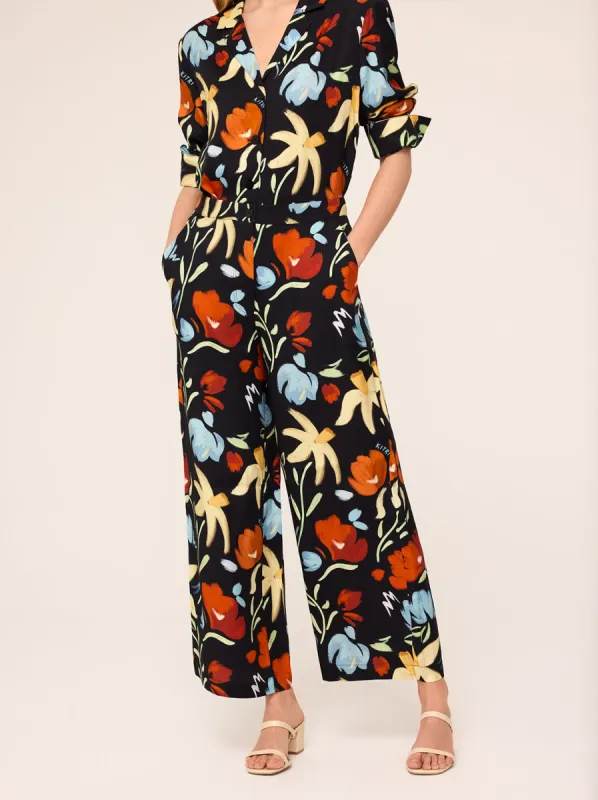 Romina Primary Floral Print Trousers sold by KITRI Studio