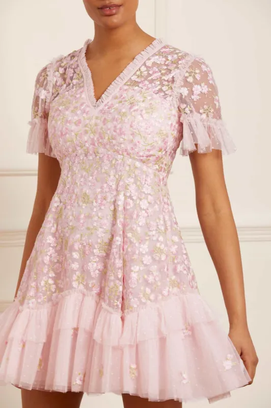 Evening Primrose Micro Mini Dress sold by Needle & Thread