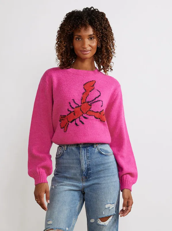 Rowan Lobster Knit Sweater sold by KITRI Studio