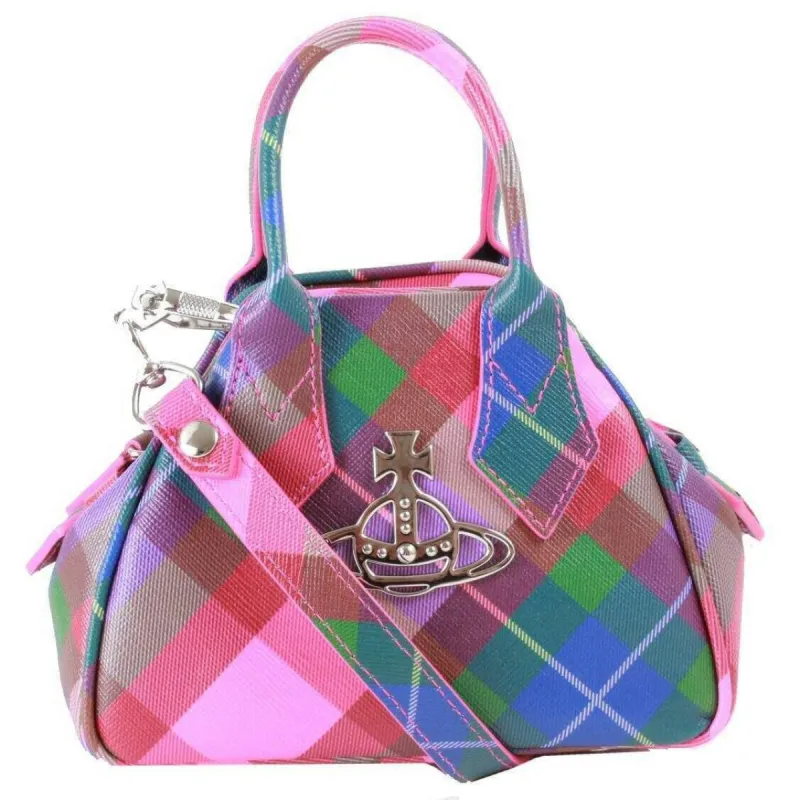 残り僅か Vivienne Westwood SAFFIANO YASMINE ミニバッグ SAFFIANO YASMINE ミニハンドバッグ(ブラック)（レディース