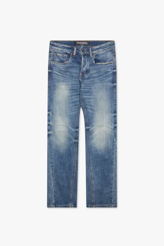Essence Stacked Jeans Blue sold by valabasas