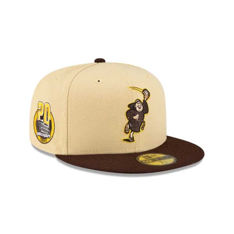 石田NEW ERA × SD 59Fifty Logo Cap NEW ERA 59FIFTY SAN DIEGO PADRES FITTED HAT SIZE 7 3/8 RED
