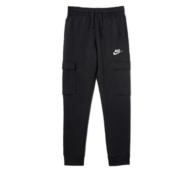 (GS) Nike Sportswear Club Cargo Sweatpants 'Black' CQ4298-010 sold by KicksCrew
