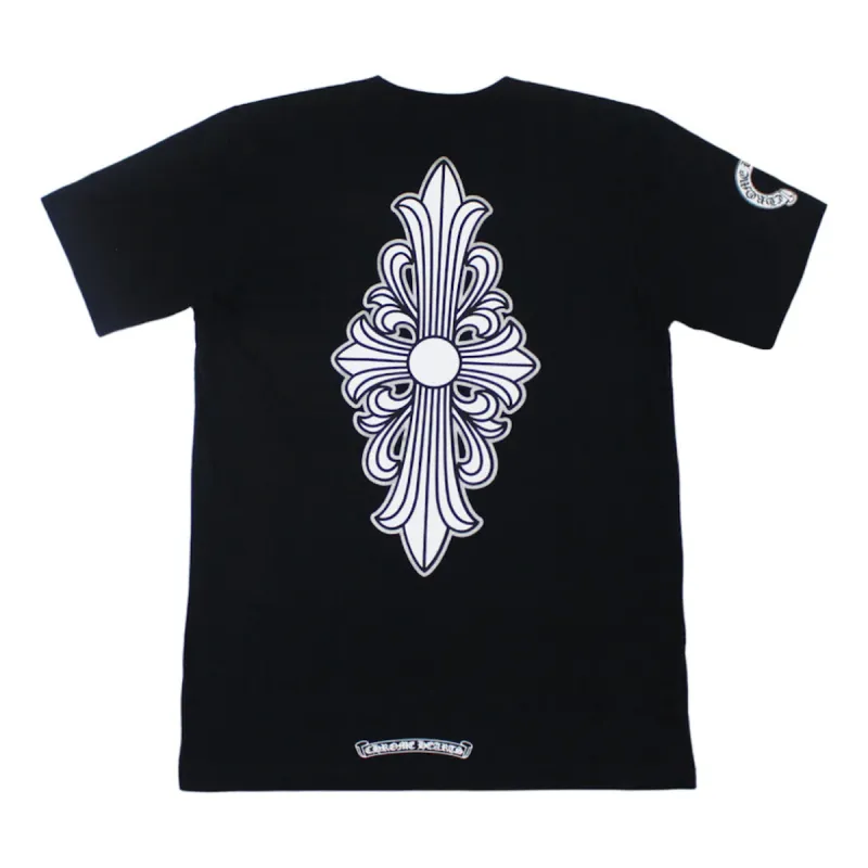 Chrome Hearts Floral Cross T-Shirt 'Black' CHFC543 sold by KicksCrew
