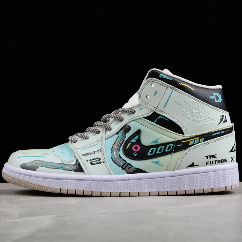 The Future Air Jordan 1 Mid sold by Drippy Custom Many