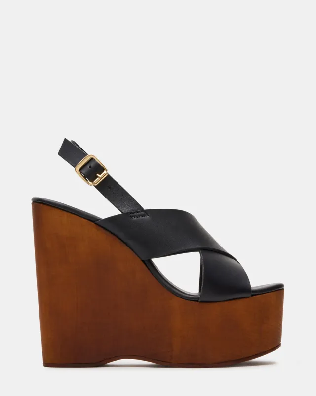 GALAXY BLACK LEATHER sold by Steve Madden