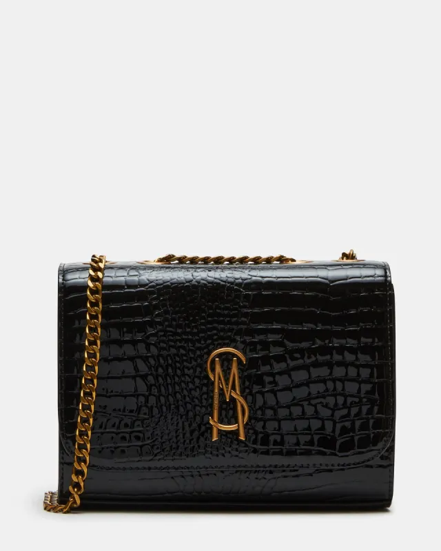 【Steve Madden】 Galas クラッチバッグ Black Steve Madden black clutch or shoulder bag evening bag | eBay