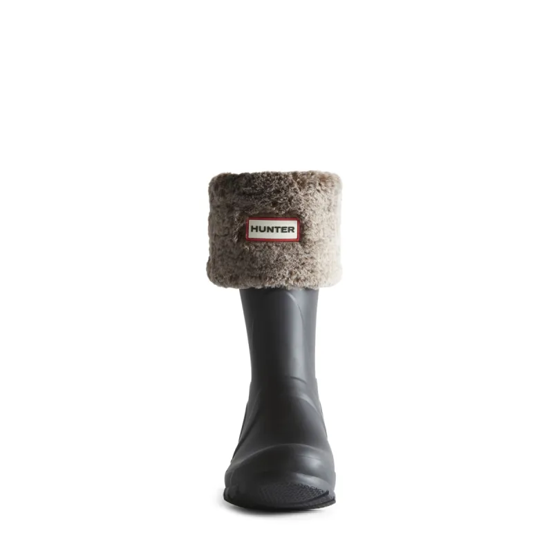 Unisex Faux Fur Short Boot Sock sold by Hunter