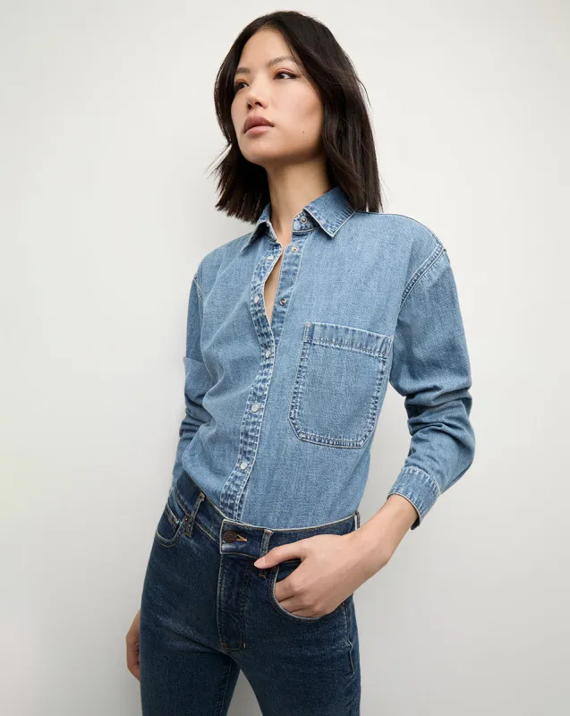 Aderes Denim Shirt sold by Veronica Beard