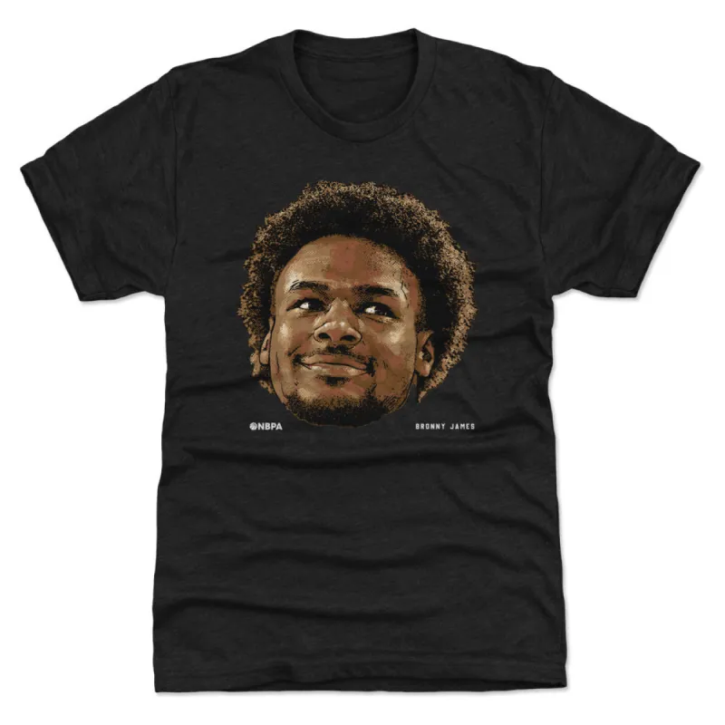 Bronny James Jr. Los Angeles L Portrait WHT sold by 500 Level
