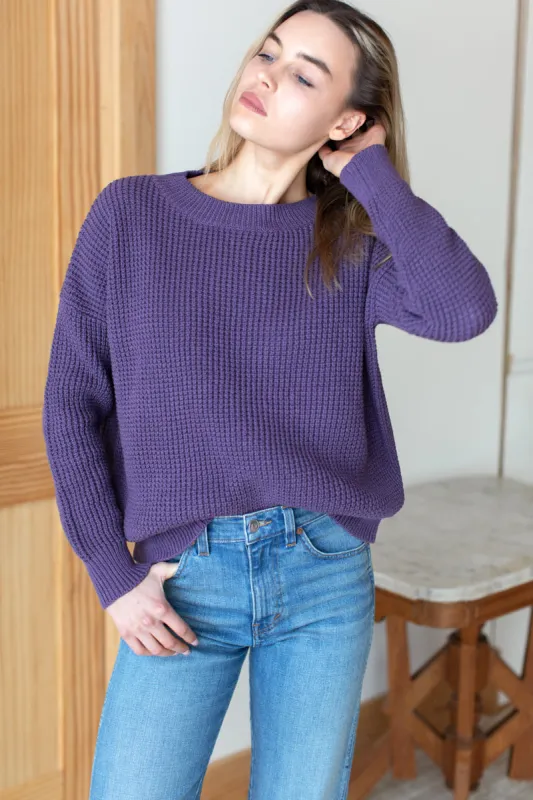 Daily Sweater - Purple Twilight Organic sold by Emerson Fry