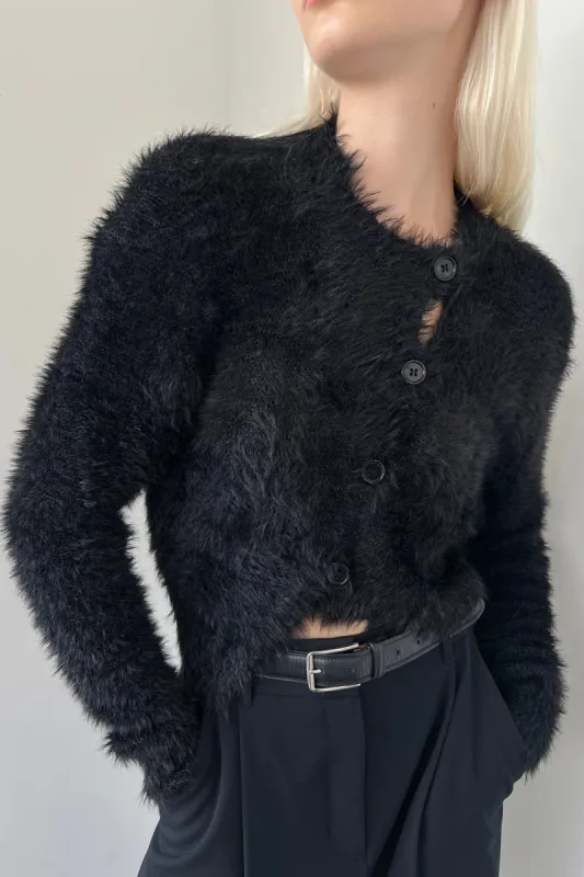 CROPPED ASYMMETRICAL CARDIGAN sold by OAK AND FORT