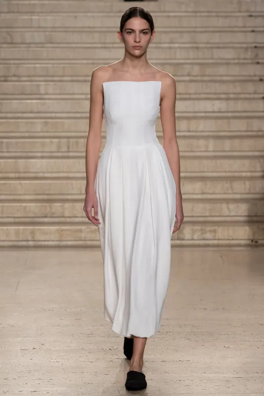 Malene Dress White sold by TOVE