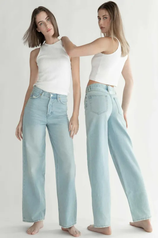 OAK 96 EXTRA BAGGY MID-RISE JEAN sold by OAK AND FORT
