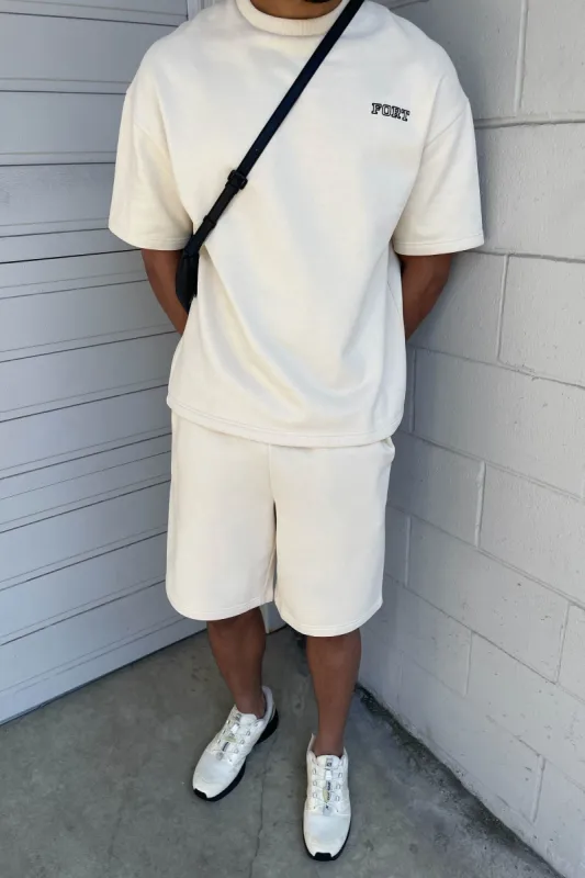 RELAXED FIT SWEATSHORT sold by OAK AND FORT