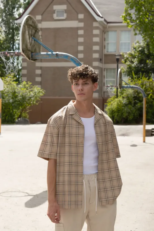 SHORT SLEEVE PLAID SHIRT sold by OAK AND FORT