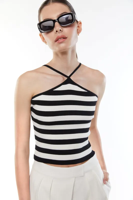 STRIPED HALTER TANK sold by OAK AND FORT