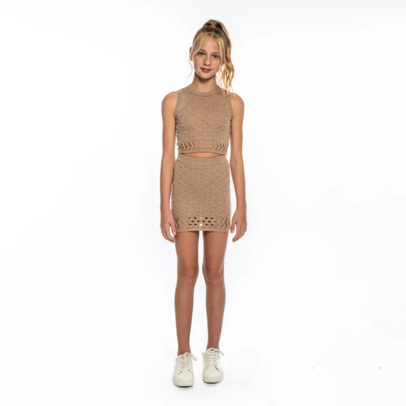 Little Leni Knit Skirt Set sold by Peixoto