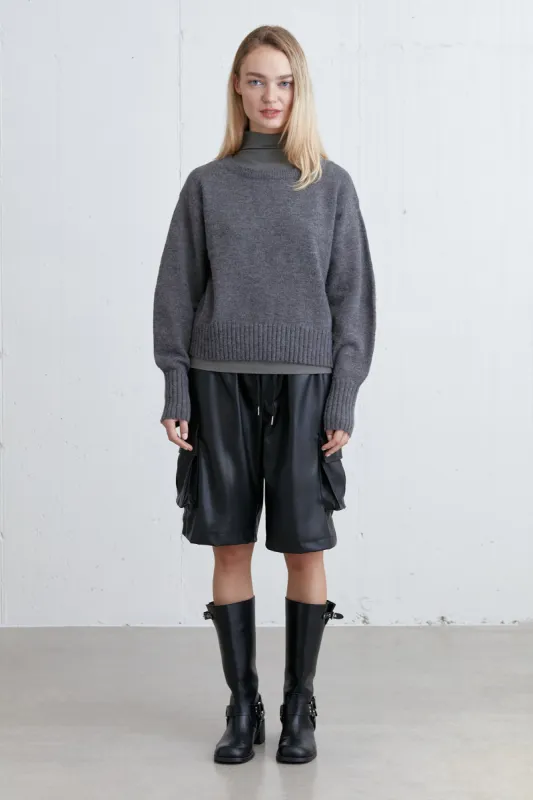 RELAXED FIT CREWNECK SWEATER sold by OAK AND FORT