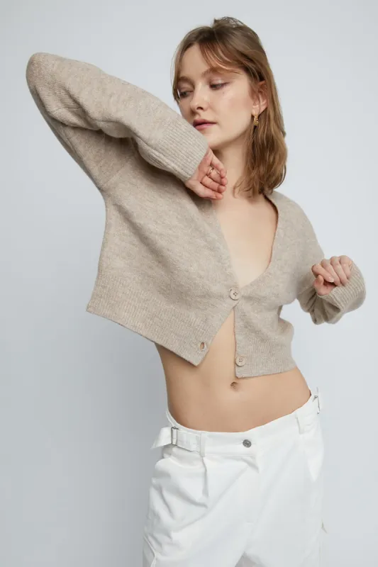 CROPPED CARDIGAN sold by OAK AND FORT