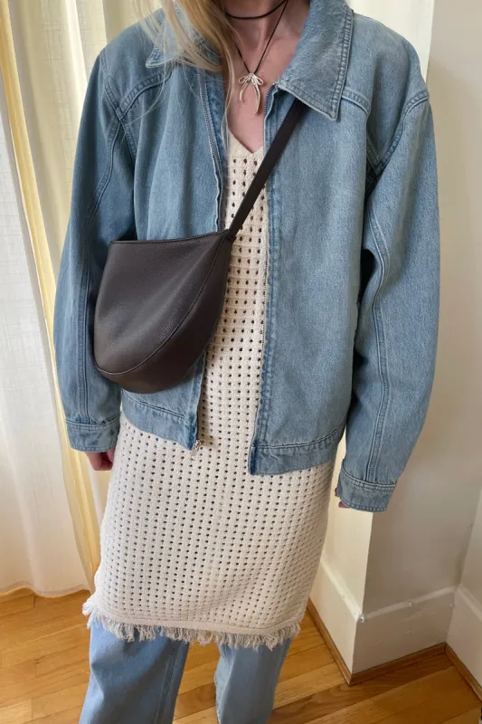 DENIM BOMBER JACKET sold by OAK AND FORT