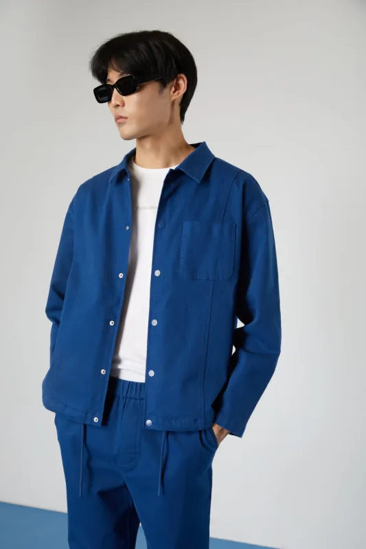 TWILL SHIRT JACKET sold by OAK AND FORT