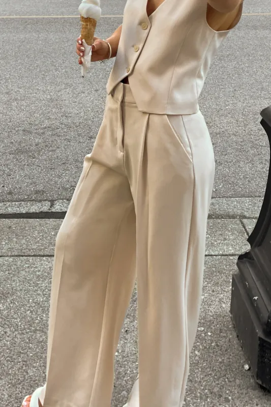 WIDE LEG TROUSER sold by OAK AND FORT