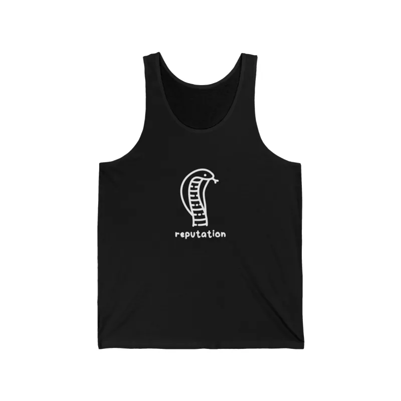 Reputation Unisex Jersey Tank sold by Rose Blush Studio