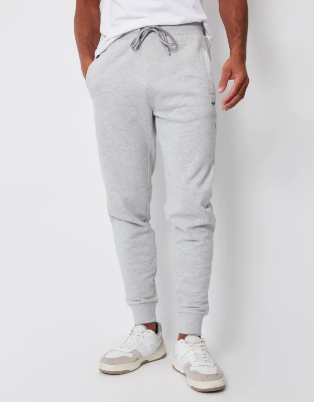 Grey Marl Regular Fit Joggers sold by Threadbare